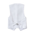 Gallery viewerに画像を読み込む, White 3 Buttons Boys Girls Fully Lined Formal Suit Vest
