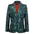 Cargar la imagen en la vista de la galería, Green Unique Patterned Party 5 Piece Boys Suits
