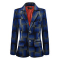 Gallery viewerに画像を読み込む, Blue Unique Patterned Banquet 5 Piece Boys Suits
