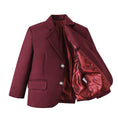 Load image into Gallery viewer, Burgundy Boys Formal Blazer, Popular School Jacket
