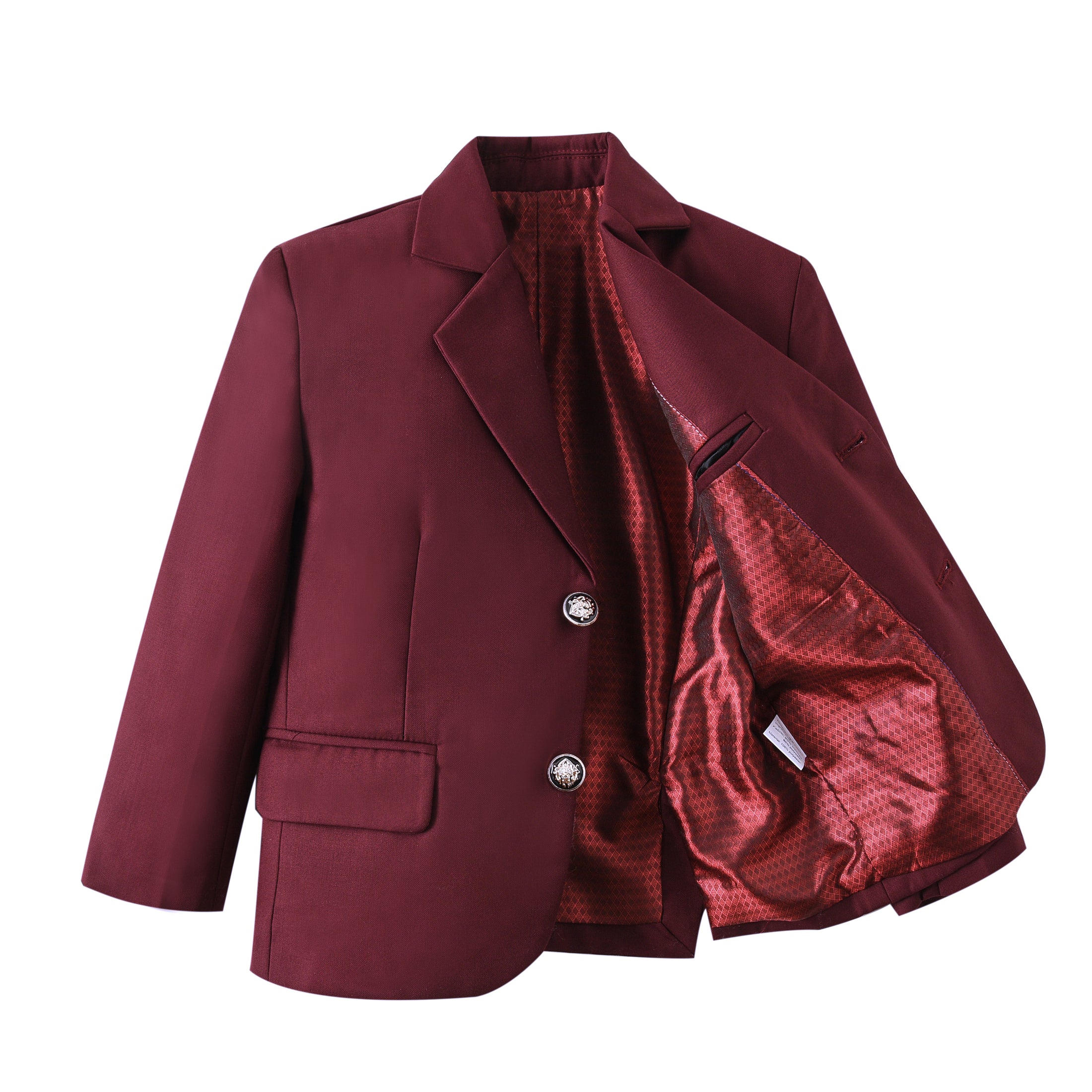 Burgundy Boys Formal Blazer, Popular School Jacket