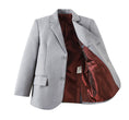 Load image into Gallery viewer, Light Grey Formal Classic Suits Set 5 Piece Boys Suits
