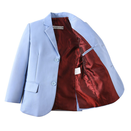 Light Blue Boys Formal Blazer, School Jacket