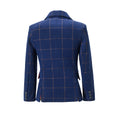 Charger l'image dans la visionneuse de la galerie, Blue Plaid Elegant 5 Piece Boys Suits
