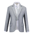 Load image into Gallery viewer, Light Grey Formal Classic 5 Piece Boys Suits
