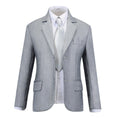 Gallery viewerに画像を読み込む, Light Grey Formal Classic Suits Set 5 Piece Boys Suits
