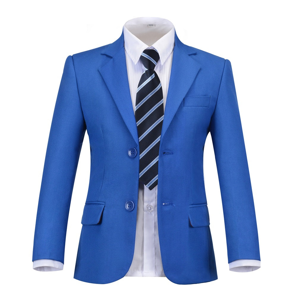 Royal Blue Formal Classic 5 Piece Kids Boys Suits