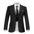 Bild in Galerie-Betrachter laden, Black Formal Tuxedo 5 Piece Boys Suits
