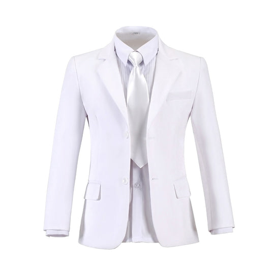 White Boys Formal Blazer, School Kids Jacket