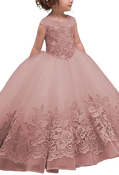 Flower Girl Dress for Wedding Bridesmaid Princess Party Gown FLC00425