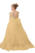 Bild in Galerie-Betrachter laden, Flower Girl Dresses Applique Tulle Pageant Princess Gown FLC00422
