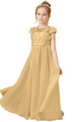 Charger l'image dans la visionneuse de la galerie, Flower Girl Dresses Applique Tulle Pageant Princess Gown FLC00428
