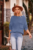 Cargar la imagen en la vista de la galería, New Women's Batwing Sleeve Turtleneck Sweater
