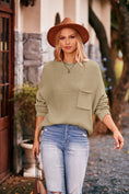 Cargar la imagen en la vista de la galería, New Women's Batwing Sleeve Turtleneck Sweater
