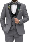 Charger l'image dans la visionneuse de la galerie, Double Breasted Slim Fit 3 Piece Men's Suit
