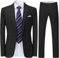 Charger l'image dans la visionneuse de la galerie, Single-Breasted One Button Center 2 Pieces Men's Suit
