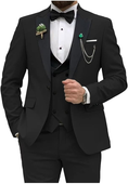 Cargar la imagen en la vista de la galería, Double Breasted Slim Fit 3 Piece Men's Suit
