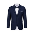 Cargar la imagen en la vista de la galería, Navy Men's Two Button Blazer for Party, Wedding and Business
