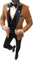 Charger l'image dans la visionneuse de la galerie, Wedding Tuxedo Dinner 3 Men Piece Suit
