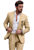 Bild in Galerie-Betrachter laden, Summer Casual Linen Men's Slim Fit 2 Piece Suit
