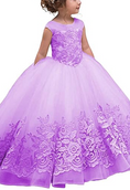 Charger l'image dans la visionneuse de la galerie, Flower Girl Dress for Wedding Bridesmaid Princess Party Gown FLC00425
