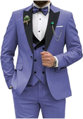 Charger l'image dans la visionneuse de la galerie, Double Breasted Slim Fit 3 Piece Men's Suit
