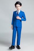 Charger l'image dans la visionneuse de la galerie, Royal Blue Formal Classic 5 Piece Kids Boys Suits
