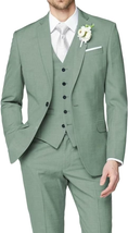 Cargar la imagen en la vista de la galería, Wedding Groomsmen Prom Business 3 Piece Men's Suit
