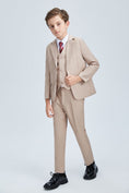 Load image into Gallery viewer, Champagne Kid Formal Classic Suits Set 5 Piece Boys Suits
