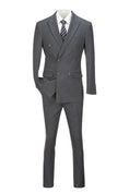 Cargar la imagen en la vista de la galería, Plaid Men's 3 Piece Slim Fit Suits (MORE COLORS+)
