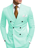 Load image into Gallery viewer, Double Breasted Peak Lapel 2 Piece Mens Slim Fit Suit
