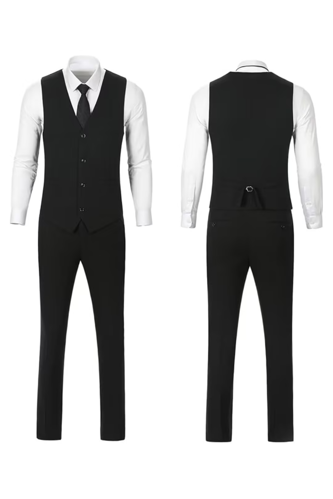 Retro Slim Fit Herringbone Tuxedos Herringbone 3 Piece Men's Suits（upgrade version）