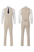 Bild in Galerie-Betrachter laden, Retro Slim Fit Herringbone Tuxedos Herringbone 3 Piece Men's Suits（upgrade version）
