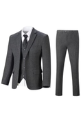 Bild in Galerie-Betrachter laden, Retro Slim Fit Herringbone Tuxedos Herringbone 3 Piece Men's Suits（upgrade version）
