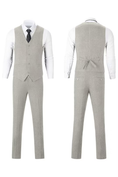 Bild in Galerie-Betrachter laden, Retro Slim Fit Herringbone Tuxedos Herringbone 3 Piece Men's Suits（upgrade version）
