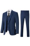 Bild in Galerie-Betrachter laden, Retro Slim Fit Herringbone Tuxedos Herringbone 3 Piece Men's Suits（upgrade version）
