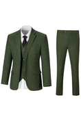 Bild in Galerie-Betrachter laden, Retro Slim Fit Herringbone Tuxedos Herringbone 3 Piece Men's Suits（upgrade version）
