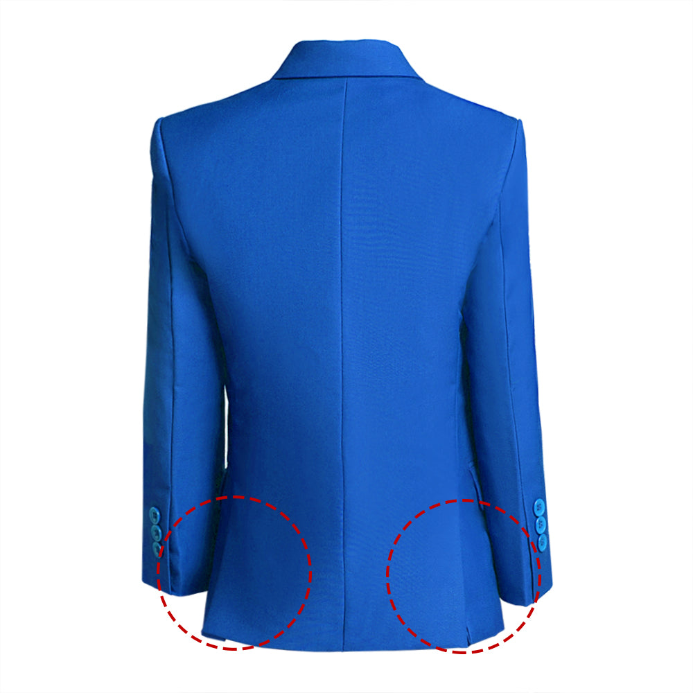 Royal Blue Boys Formal Fit Blazer, School Jacket