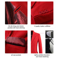 Charger l'image dans la visionneuse de la galerie, Red Boys Formal Blazer, Elegant School Jacket
