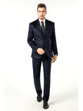 Cargar la imagen en la vista de la galería, Unique Black Wedding Formal Party Business 5 Piece Men Suits Online MS012
