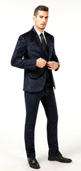 Cargar la imagen en la vista de la galería, Unique Black Wedding Formal Party Business 5 Piece Men Suits Online MS012
