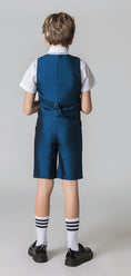 Load image into Gallery viewer, Blue Outfit Summer 4 Piece Kids Boys Suit
