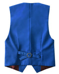 Cargar la imagen en la vista de la galería, Royal Blue 3 Piece Kids Boys' Formal Blazer Vest and Pants Dress Suits Set
