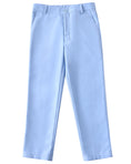 Charger l'image dans la visionneuse de la galerie, Light Blue 4 Piece Boys' Formal Suit Set with Vest Pants Dress Shirt and Tie BS42
