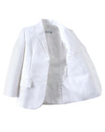 Charger l'image dans la visionneuse de la galerie, White 3 Piece Kids Boys' Formal Blazer Vest and Pants Dress Suits Set
