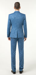 Cargar la imagen en la vista de la galería, Dusty Blue Formal Party Business Banquet 5 Piece Men Suits Online MS013
