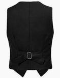 Charger l'image dans la visionneuse de la galerie, Black 3 Buttons Boys Girls Formal Suit Vest
