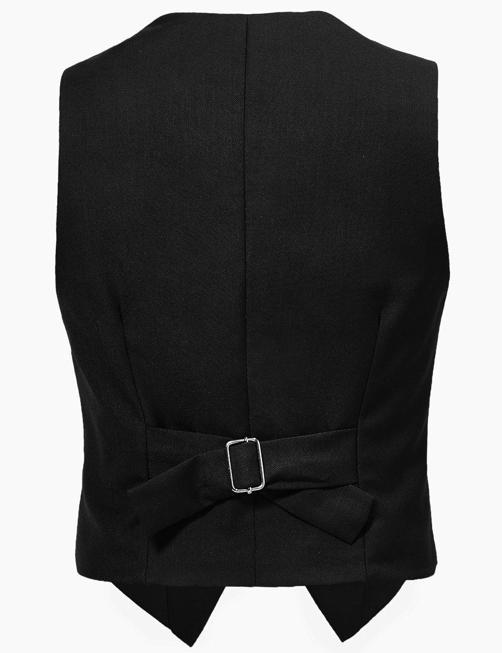 Black 3 Buttons Boys Girls Formal Suit Vest