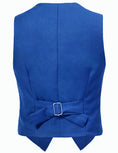 Charger l'image dans la visionneuse de la galerie, Royal Blue 3 Buttons Boys Girls Fully Lined Formal Suit Vest
